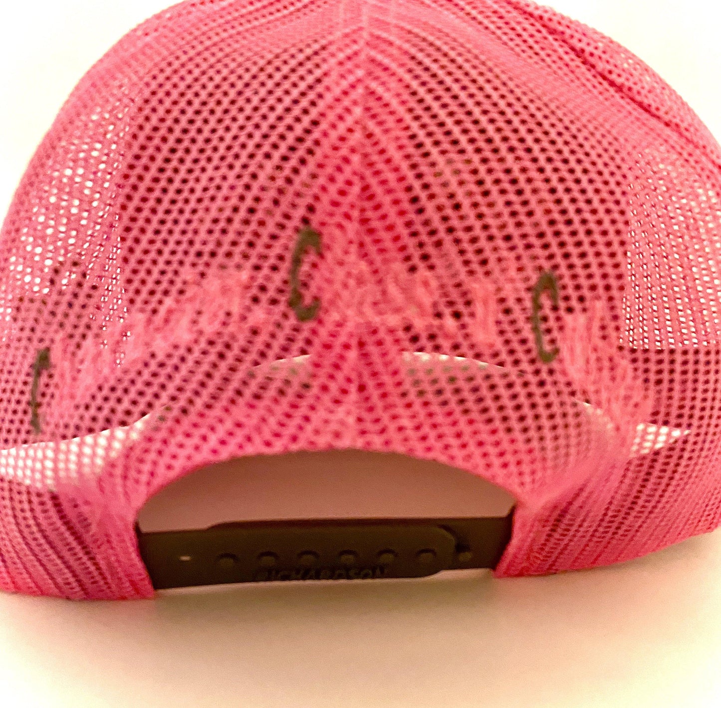 Grey/Pink mesh Snapback Hats - Grams Matter