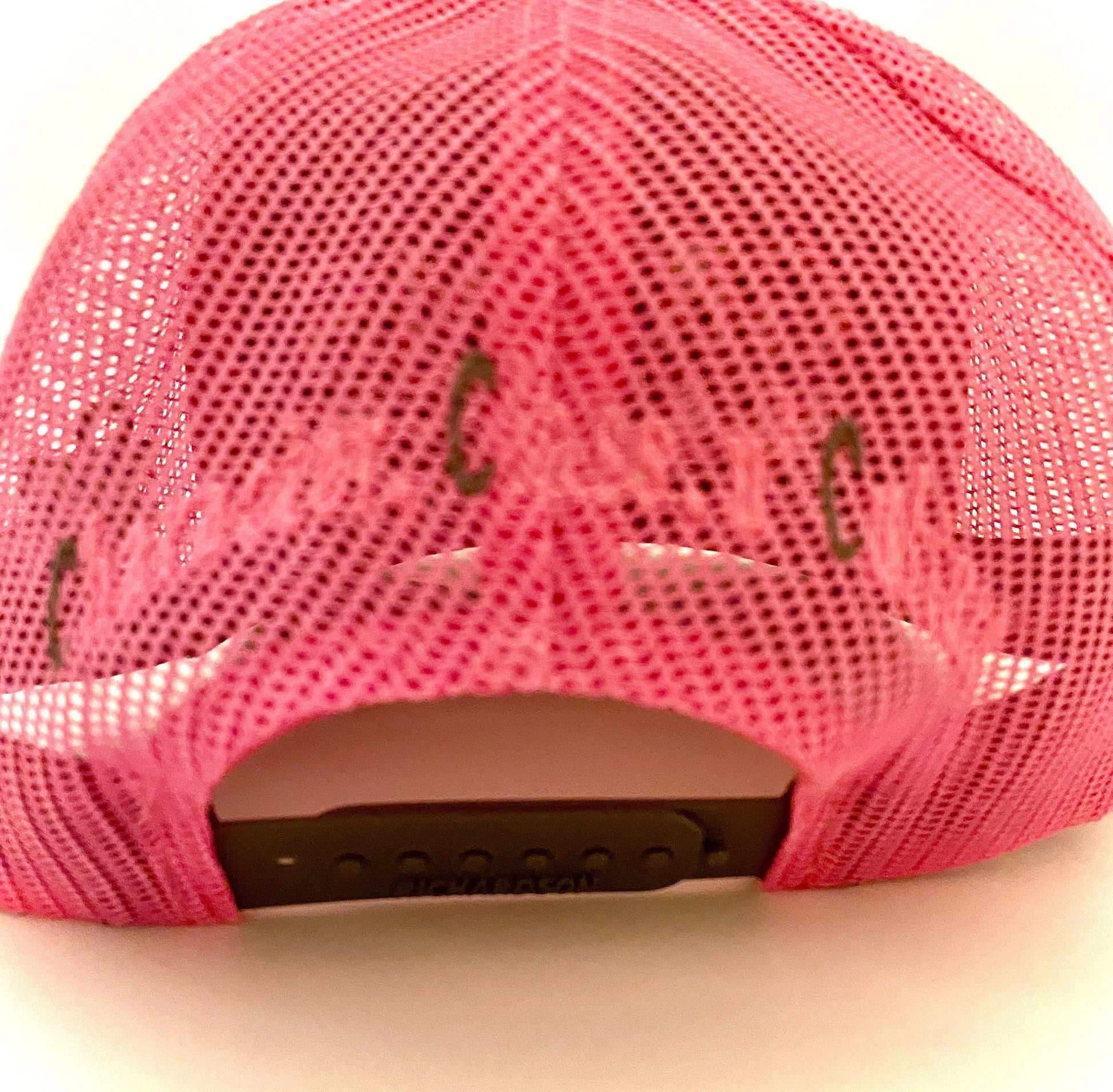 Grey/Pink mesh Snapback Hats - Grams Matter