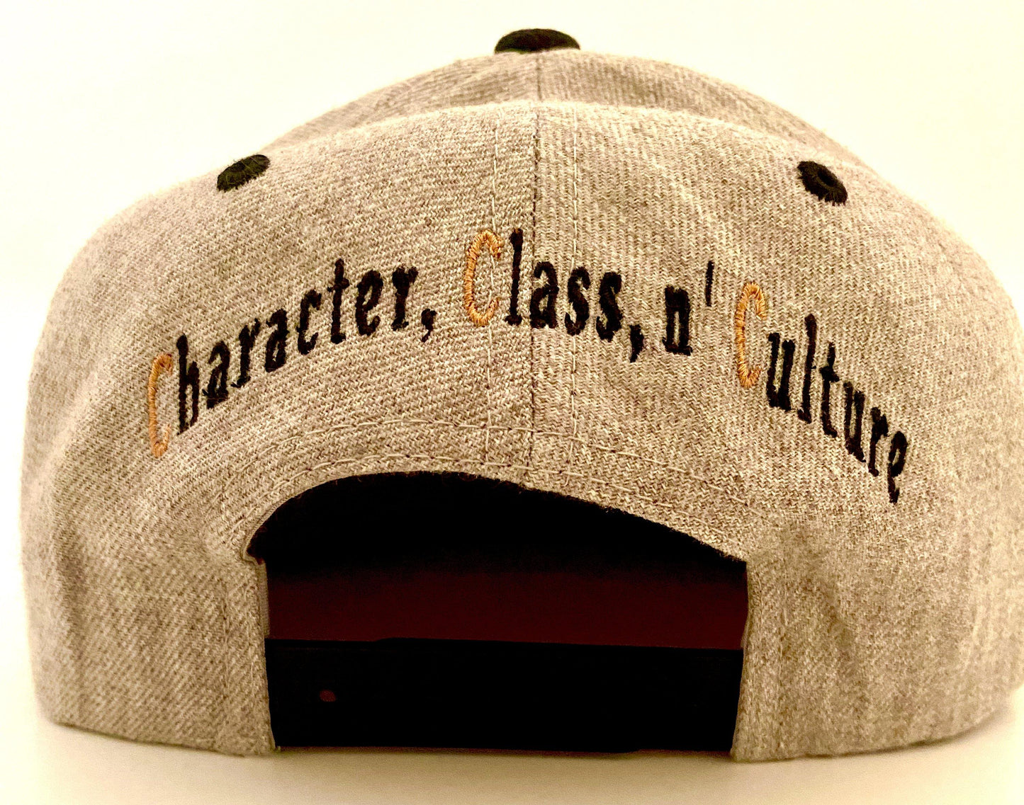 Time Is Money Multi-Color Khaki/Black/copper Snapback Hats - Grams Matter