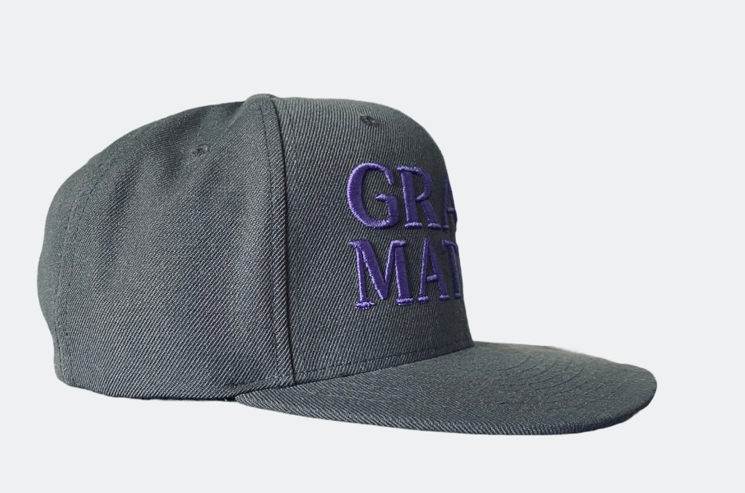 Grey/Purple SnapBack Hats