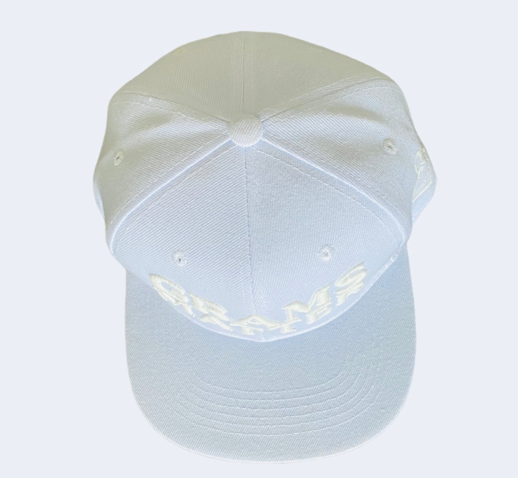 White/White Snapback Hats