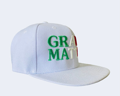 Mexican White "Viva La Raza" Grams Matter Hats