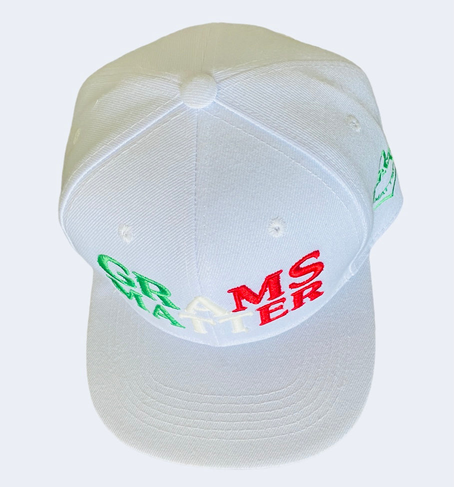 Mexican White "Viva La Raza" Grams Matter Hats