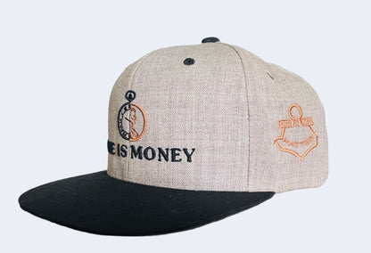 Time Is Money Multi-Color Khaki/Black/copper Snapback Hats